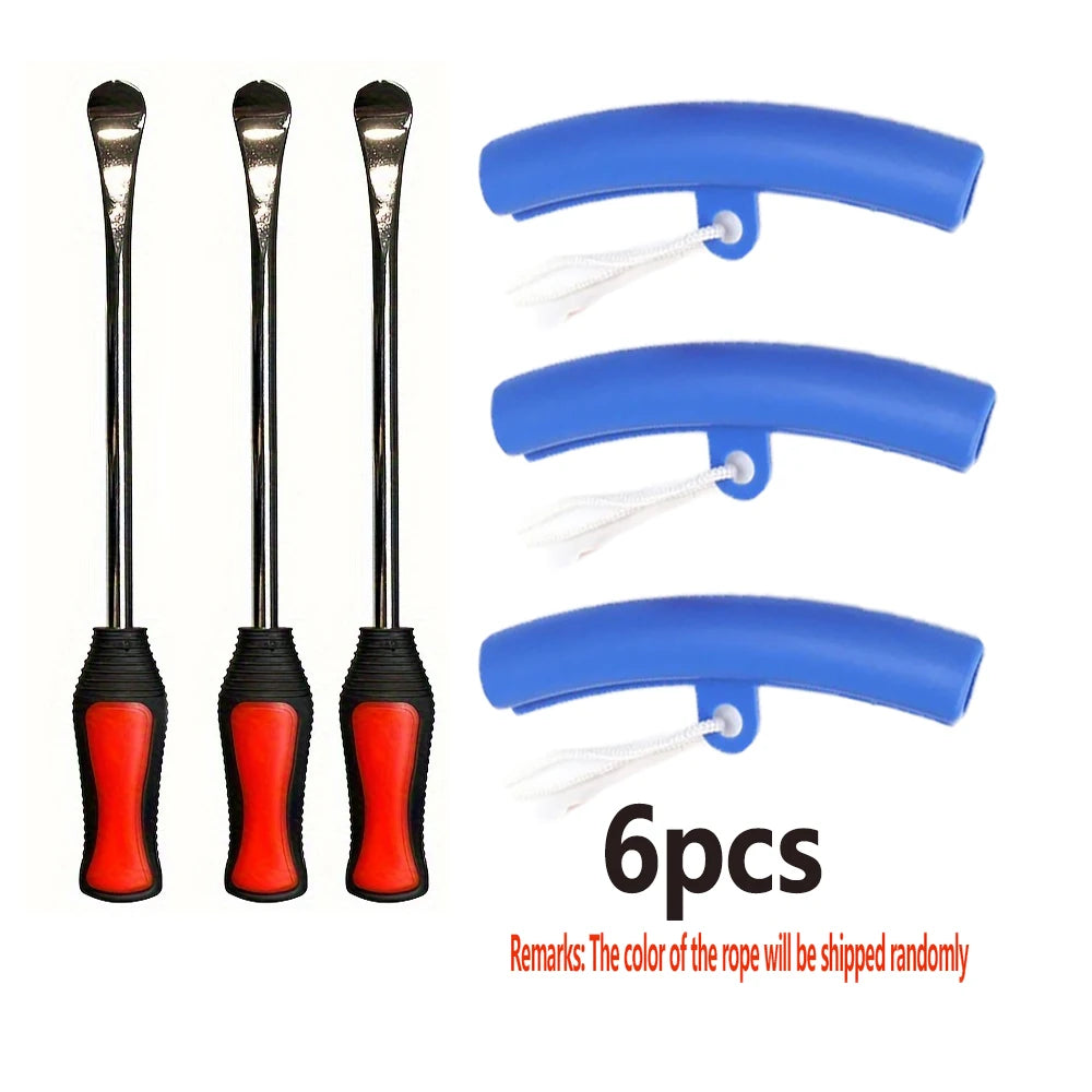 3/6/12pcs Rim Protector Tire Changing Lever Tools Auto Spoon Tire Kit Motorcycle Bicycle Tire Changing Levers CM World
