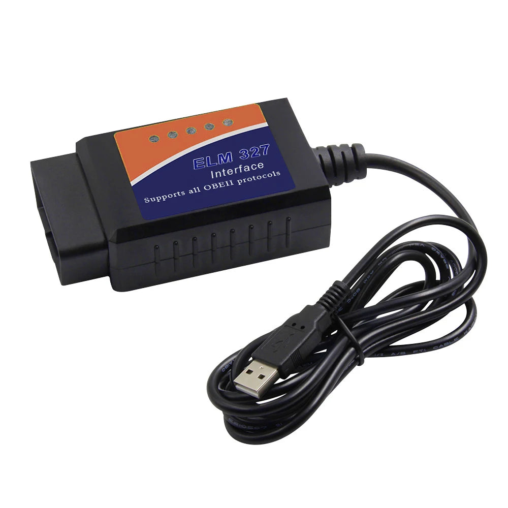 ELM327 USB V1.5 Car OBD2 Diagnostic Tool PIC18F25K80 OBDII Interface Scanner CAN Auto Code Reader ELM327 Interface For ScanTool
