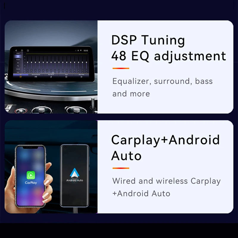 12.3" 2 Din Android Car Radio Multimedia DVD Player For Toyota Land Cruiser Prado 150 2018-2023 Navigation GPS Carplay Head Unit CM World