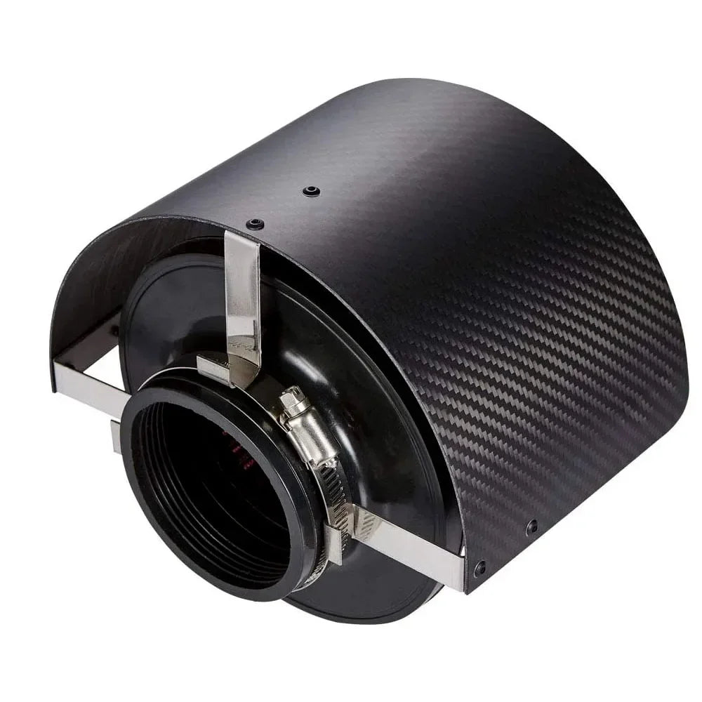 Universal Air Intake Filter Heat Shield Cover Car Cold Cone Sport Air Filter Cover For 2.5" TO 3.5" Cone Filter Neck Heat Shield