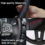 Car Steering Wheel Cover Carbon Fiber Leather For Mercedes Benz W176 W246 W205 C117 C218 X218 W213 X156 X253 W166 X166 EQV W447 CM World