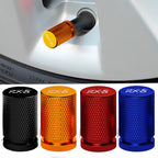 Tire Valve Stem Caps RX‑8 Logo For Mazda RX‑8 Rotary Sport Car Anti‑Rust Anti‑Leak Wheel Air Nozzle Covers Exterior Mod Parts