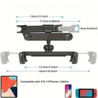 Car Tablet Holder Headrest iPad Mount Auto Telescopic Backseat Tablet Stand Cradle Clip Universal Seat Back Cell Phone Bracket CM World