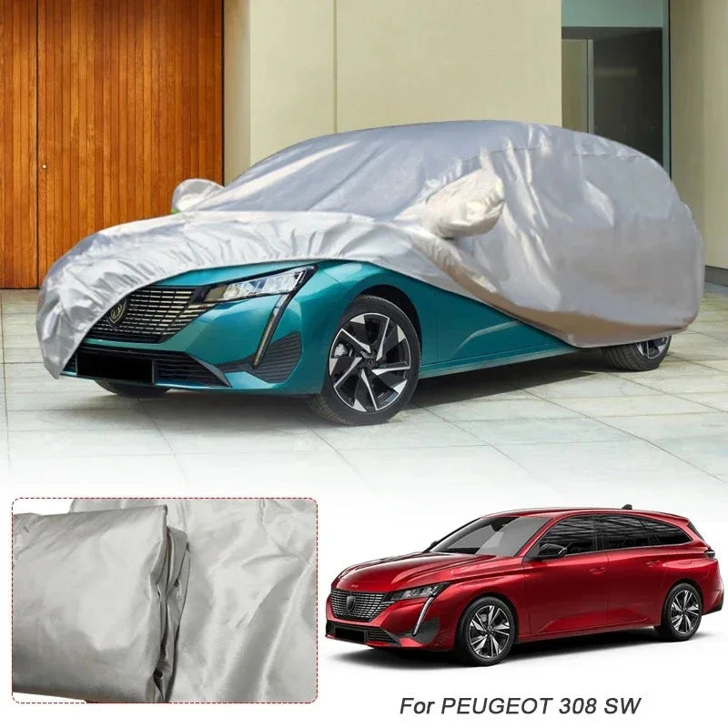 Car Cover For PEUGEOT 208,308,408,508,2008,3008,5008 dustproof, uv resistant, and waterproof car clothing Car Mobile World