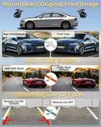 1080P AHD Rear Camera for Vehicle with CVBS Night Vision 12V IP68 Waterproof 170 Degree Fish-eye Lens HD Resistant CM World