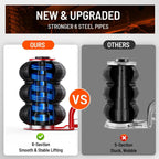 High Quality 3-Bag Portable Steel Car Jack 3 Ton Air Jack with Quick Lifting Tool Pneumatic Jack From Factory