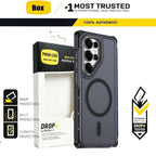Hybrid Rugged Armor OTT-BOX Case For Samsung A57 A37 S26 Ultra S25 S24 Plus S23 FE For Magsafe Charge Symmetry Shockproof Cover