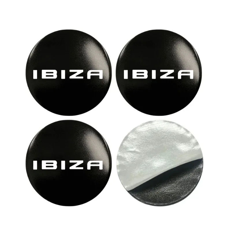 Sticker-resistant, not easy to drop, scratch-proof car hub cover sticker, car badge logo sticker For seat ibiza Car Accessories CM World