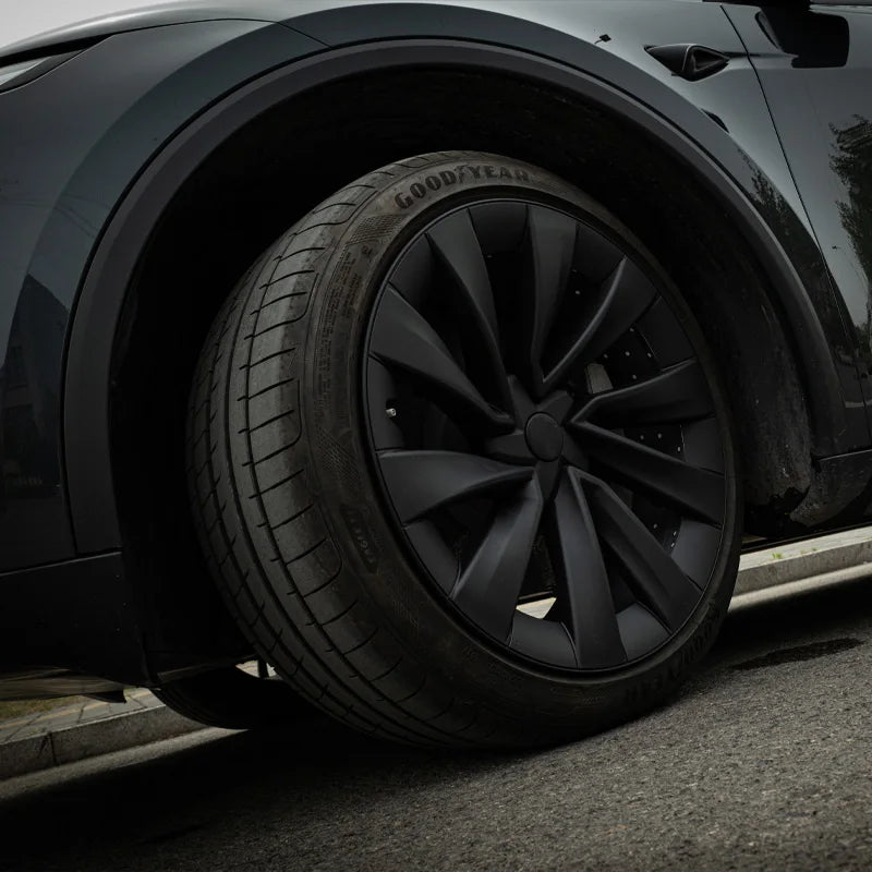 for Tesla New Model Y Juniper 2025 20inch Wheel Hubcap Front Rear Wheel Hup Caps Protect Cover Launch 2026 Exterior Accessories CM World