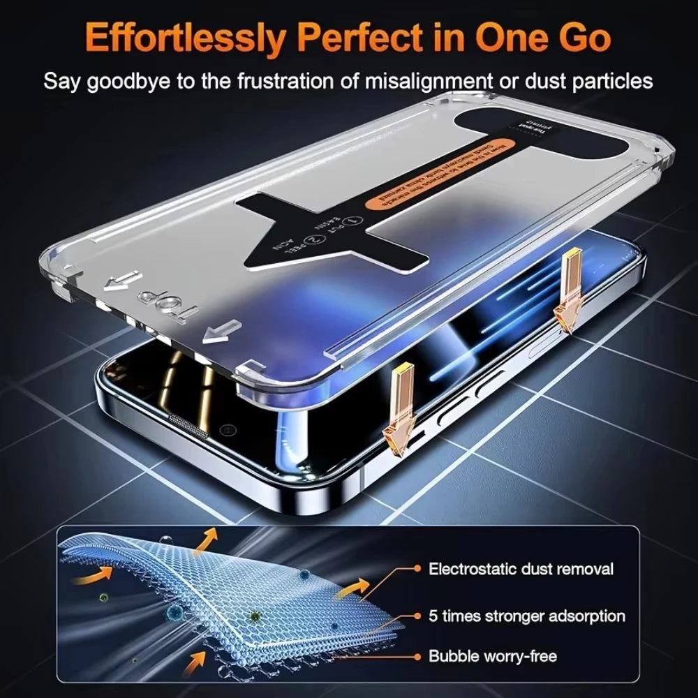 4pieces True-to-Screen Vision Privacy & HD Screen Protector For Samsung S26 Ultra S26+ S26 Shatter Resistant Full Tempered Glass