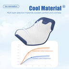 Universal Ice Silk Car Seat Covers Breathable Car Seat Covers Full Set Sweat Absorption Auto Seat Cushion Pad Car Accessories CM World