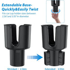 GloBosenPur Car Cup Holder - Extender Suitable for car storage box,With adjustable base,Compatible Yeti 20/26/30 Ounce(about 850 CM World