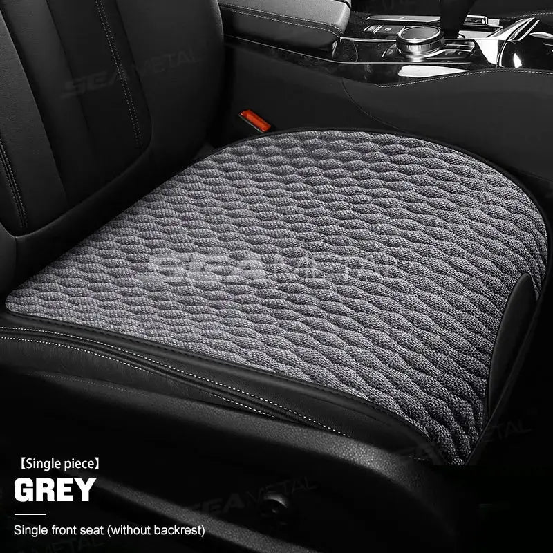 SEAMETAL Four Seasons Car Seat Cover Front Rear Car Seat Cushion Airbag Compatible Seat Protector Breathable Car Accessories Car Mobile World