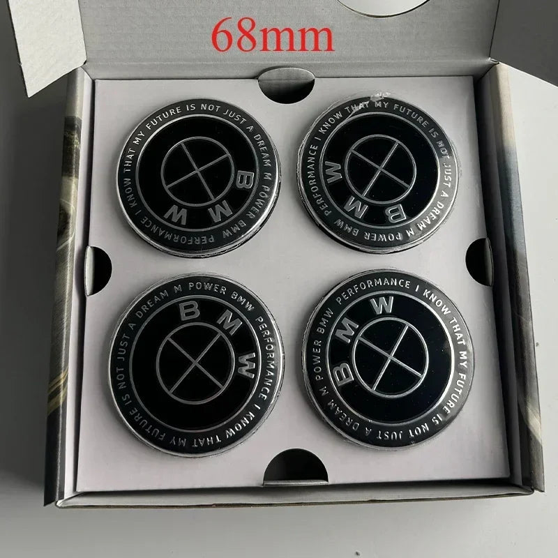 56/68mm BMW hub cover magnetic suspension hub center cover 1 3 5 7 series, 1x3x5x6 m2 m3 m4 m5 m6 automobile tire center logo. CM World