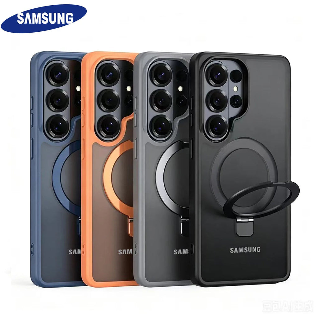 Magnetic Ring Holder Case For Samsung Galaxy S26 S25 S24 S23 Ultra Plus Edge A 07 56 36 26 16 06 55 35 54 14 Stand Phone Cover