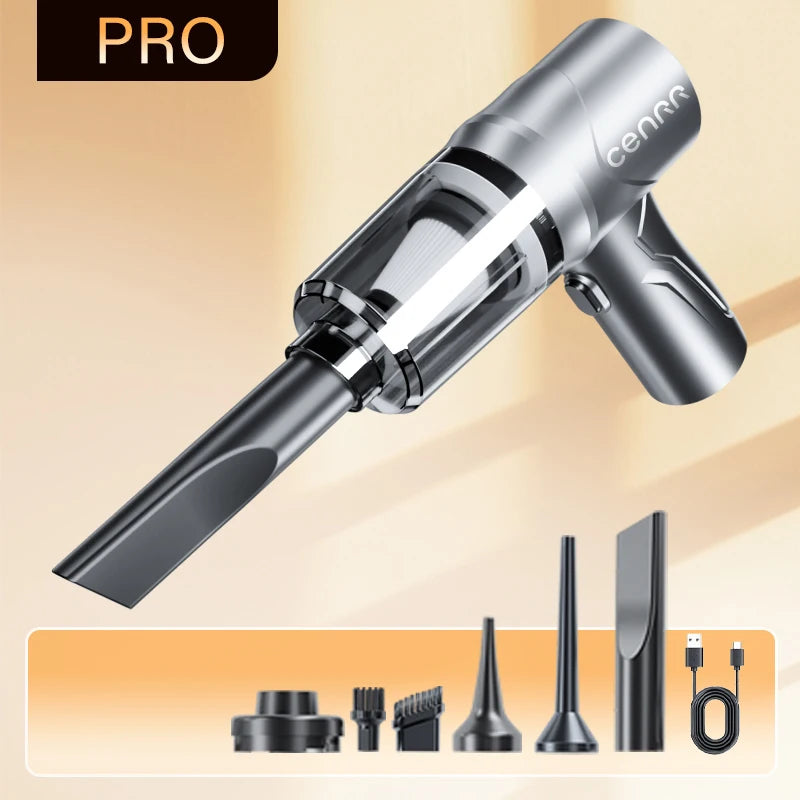CENRR NEW 895000PA Car Vacuum Cleaner Cordless Powerful Wireless Car Cleaner Cleaning Machine HandHeld Portable Vacuum Cleaner CM World
