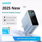 NEW Anker Zolo GaN Wall Charger 140W PD Fast 4 Ports 3C1A Foldable Plug Travel Adapter with 1.5m Cable for Laptop Tablet