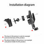 Phone Holde Car For Porsche Cayenne 2010-2015 Mobile Support Special Fixed Bracket Base Wireless Charging Stand Interior CM World