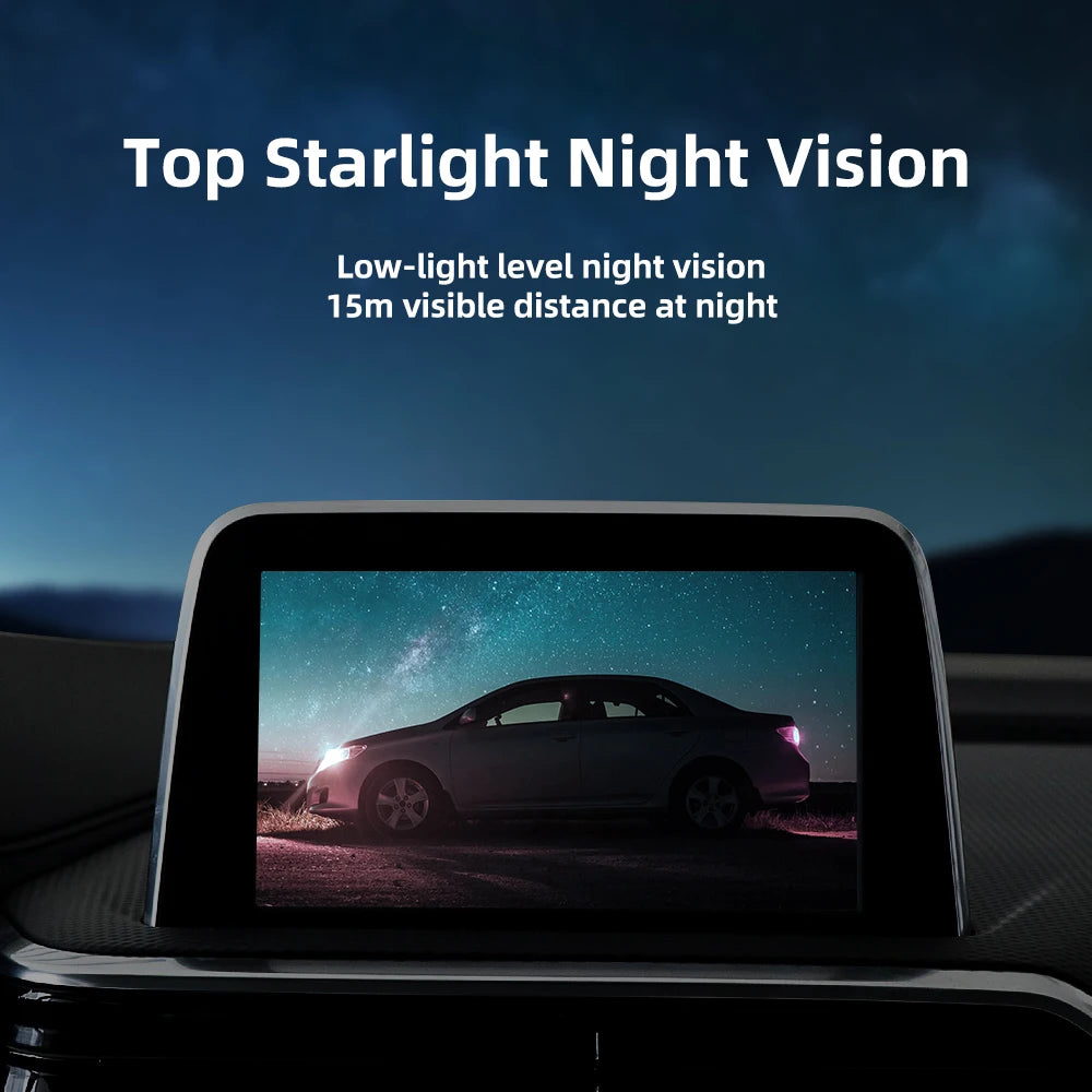Parking CVBS Switch AHD 1920x1080P 720P Car Rear View Camera 170° Fisheye Golden Lens Full HD Night Vision Vehicle Reversing CM World