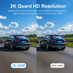 1440P KAWA Car DVR D6 Dash Cam 2K Video Recorder WiFi/App/Voice Control Dash Camera WDR G sensor Night Vision Hidden Dashcam Car Mobile World