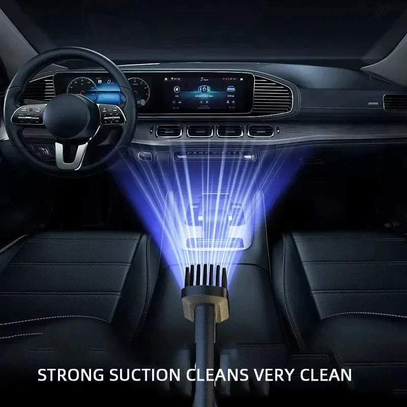Wireless Handheld Vacuum Cleaner with Powerful Suction, Rechargeable Quick Charge for Car Home Pet Hair Removal Car Mobile World