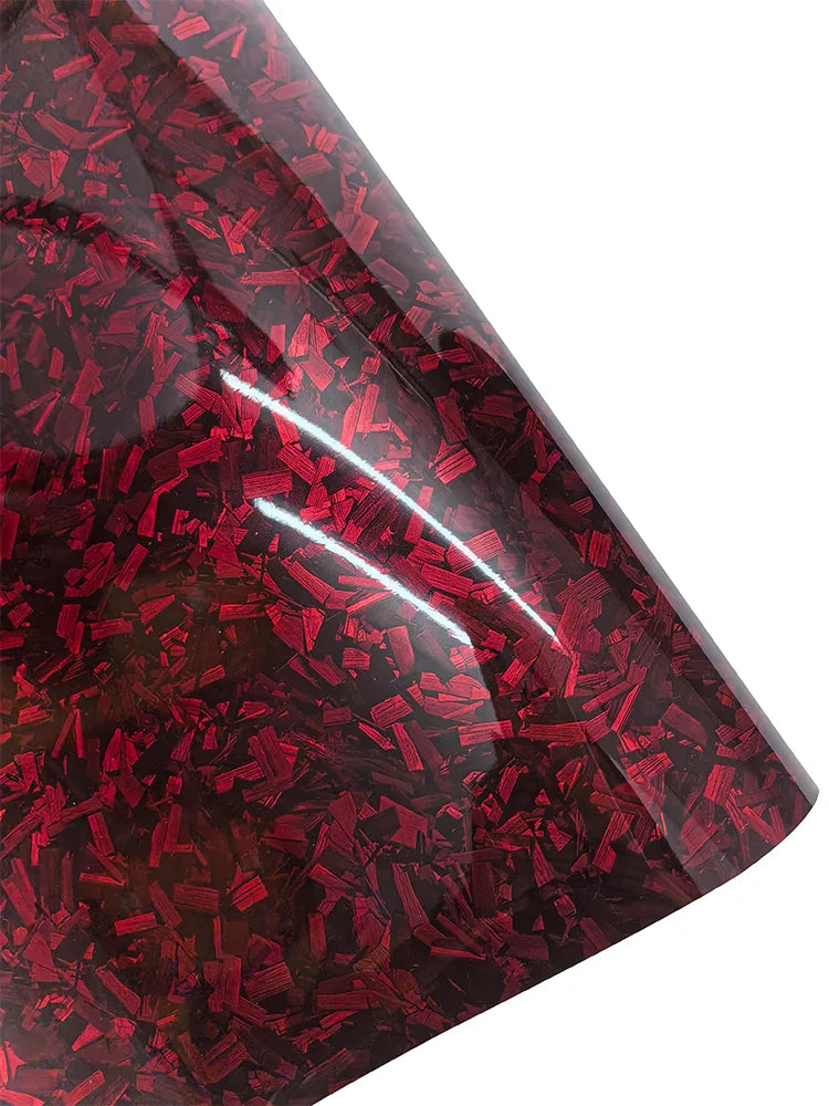 High Glossy Black Gold Silver Red Forged Carbon Fiber Car Sticker Sticker on the Hood Adhesive Vinyl for Car Stickers Car Mobile World