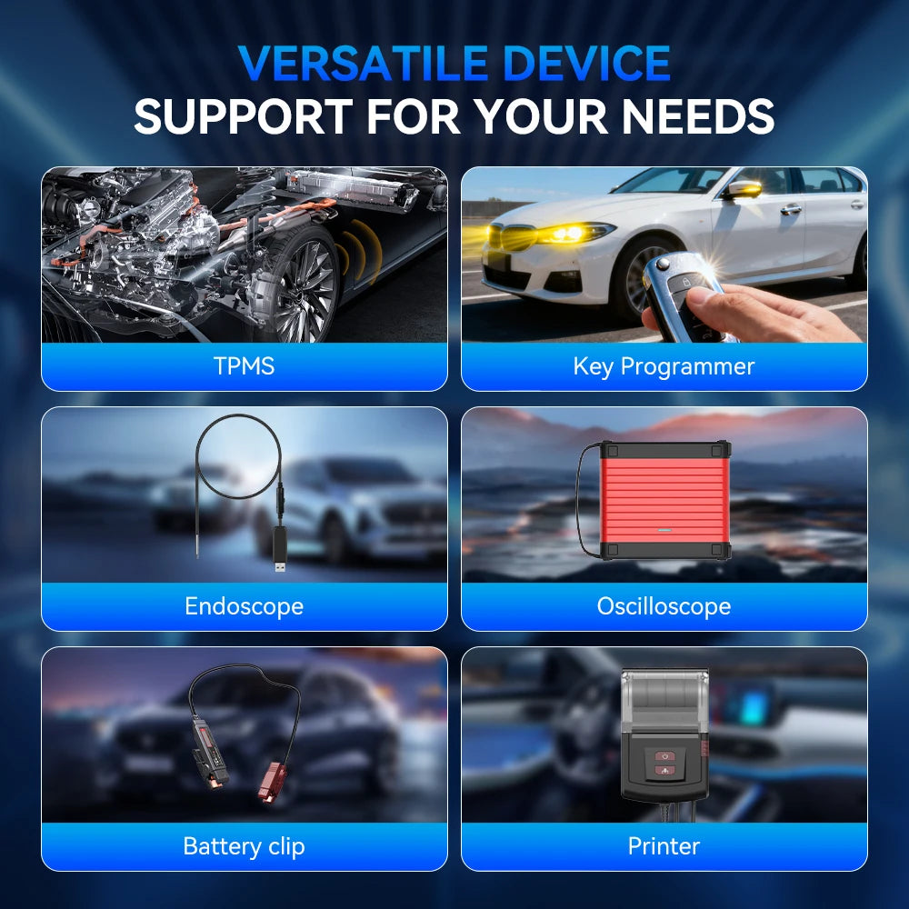 Global Version THINKCAR THINKSCAN 689BT OBD2 Diagnostic Tool DOIP CANFD Bi-directional ECU Coding 35 Resets Lifetime Free Update Car Mobile World