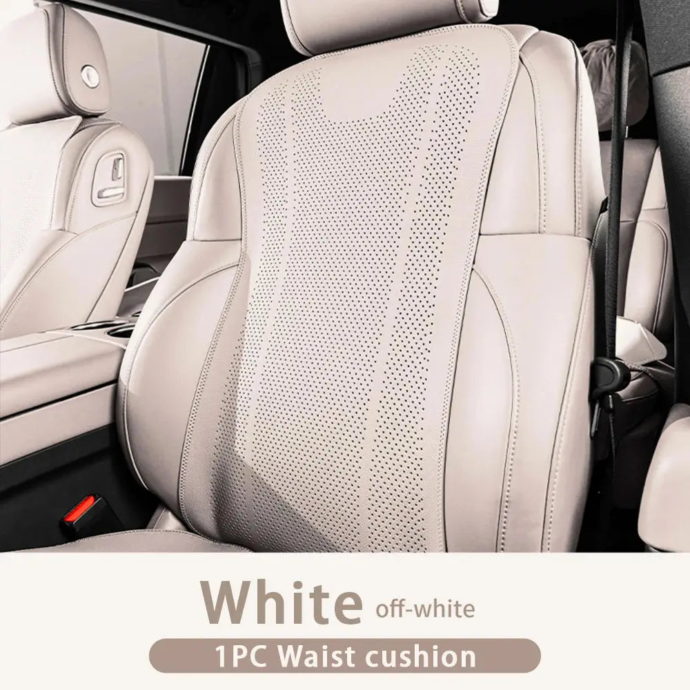 Universal Car Seat Cushion Leather Breathable Hole Summer Car Interior Car Seat Cover Four Seasons Automotive Parts Car Mobile World