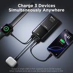 PISEN 20000mAh PD 20W Quick Power Bank SCP 22.5W Portable CCC Powerbank Fast Charging External Battery For Huawei iPhone Xiaomi Car Mobile World