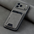 Luxury Synthetic Leather Card Bag Holder Case for iPhone 18 17 16 E 15 13 14 Pro Max Leather Card Slot Bag Protective Cover