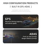 DT-NAVI  New 4K A3 Pro Cam 3 Channel Dash Cam Front 4K+Rear 1080P+Interior 1080P GPS WiFi 24H Parking Monitor Supercapacitor Car Mobile World