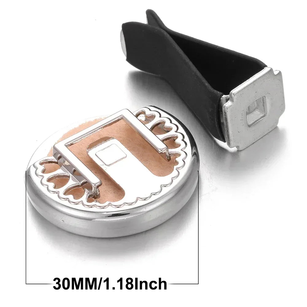 Tree Car Aromatherapy Diffuser Essential Oil Car Vent Clip Air Freshener Purifier with Pads - Car Clip Perfume Locket