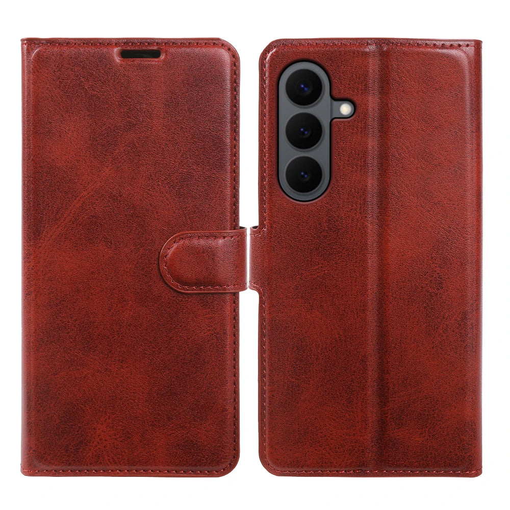 Phone Leather Case For Samsung Galaxy S26 Plus S25 S24 FE S23 S22 S21 Ultra A55 A26 A36 A16 M36 A27 A37 A57 A17 Flip Case Cover