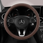 Car Anti-Slip Leather Steering Wheel Cover Universal Car Steering Wheel Protective Cover Fashion Style 38cm Sport Style Cool CM World