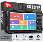 KINGBOLEN S6 ELite CAN FD All System OBD2 Scanner Bidirectional Test Car Diagnostic Tool TPMS AdBlue DPF 15 Reset Lifetime free Car Mobile World