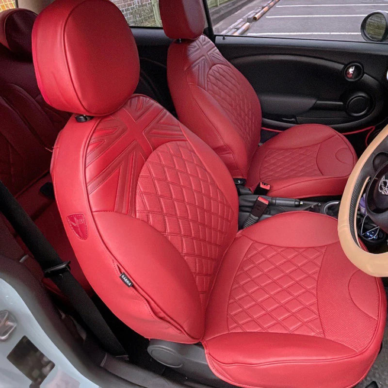 Car Seat Covers Protector Cushion Pad For Mini Cooper R56 3 DOOR R55 CLUBMAN R57 CABRIO 2015 2014 2013 2012 2011 2010 2009 2008 CM World