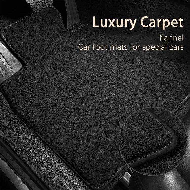Original Car Floor Mats Velour For BMW X5 E70 MX5 2006   to  2013 Waterproof Black Carpet Auto Liners New