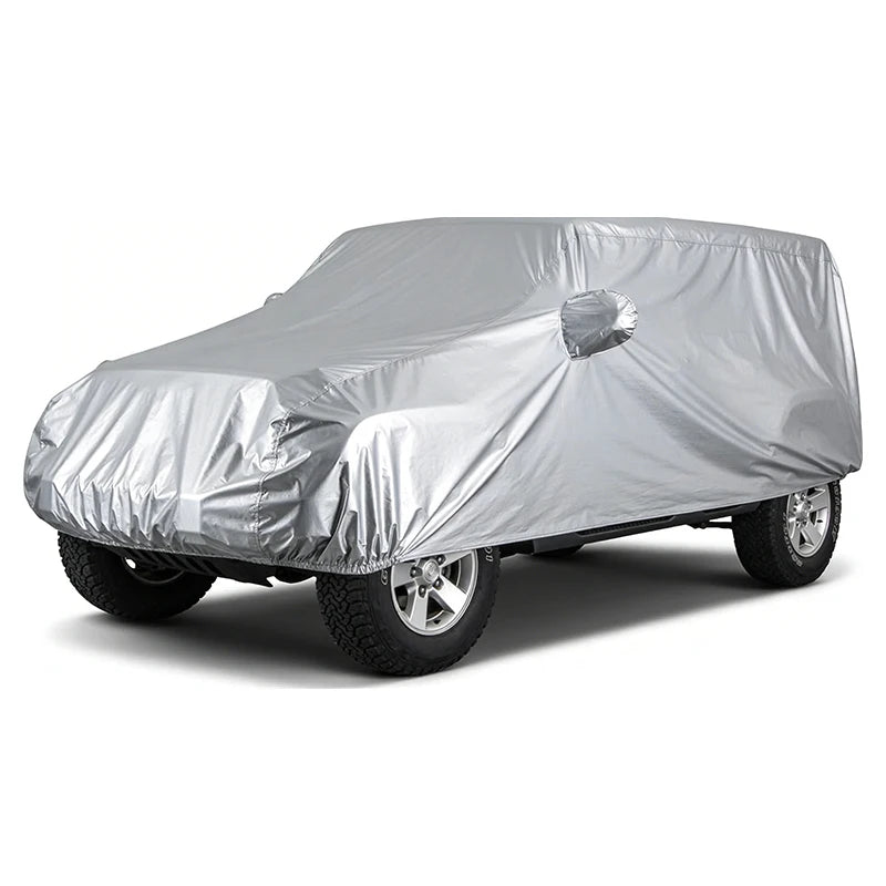 Universal SUV Full Car Covers Outdoor Waterproof Sunshade Rain Snow Dust Resistant UV Protection Cover for SUV Sedan Hatchback Car Mobile World