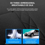 Universal Car Summer Cool Air Seat Cushion 12V/24V USB Charging Breathable Car Seat Cover With Fan Multi-color 3-SpeedAdjustment Car Mobile World