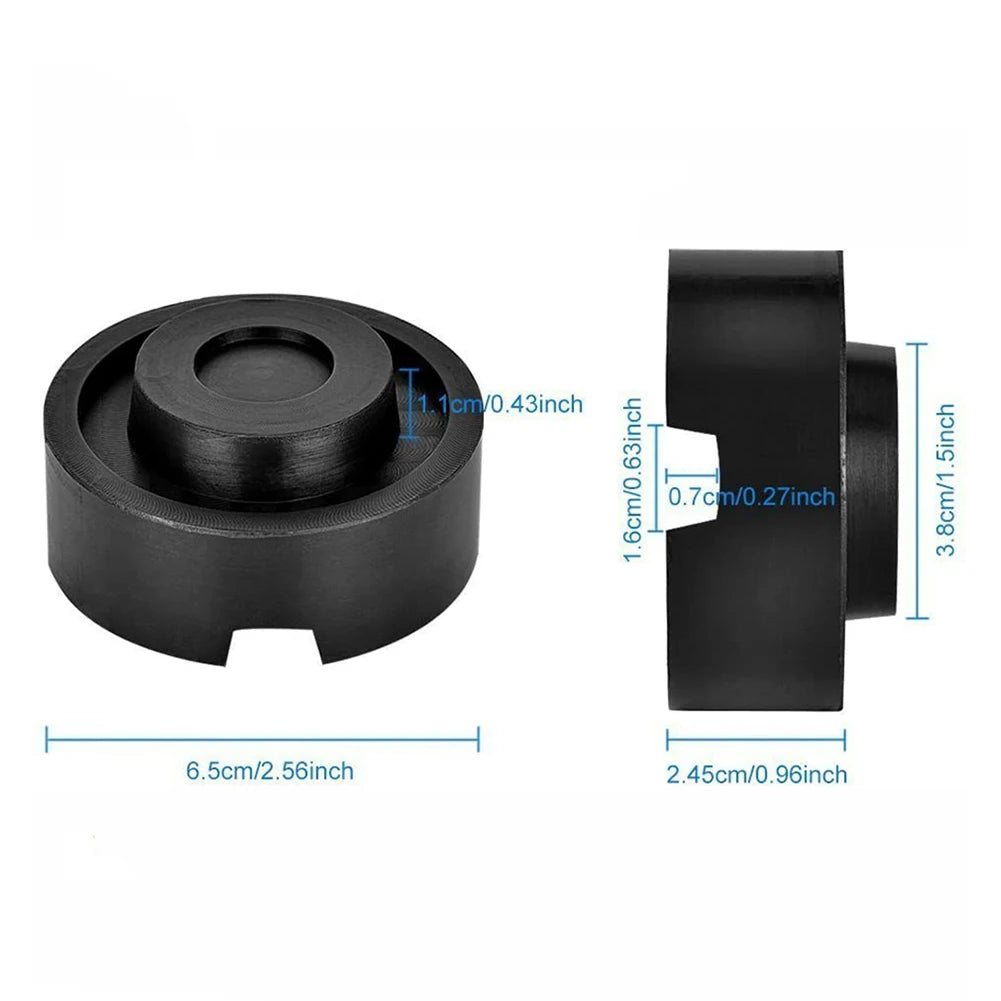 Universal Floor Slotted Car Jack Rubber Pad Pressure Resistant Jacking Tool Pinch Weld Side Lifting Disk For Lexus Subaru Fiat CM World