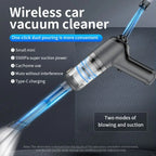 STLFCordless Car Vacuum Cleaner Portable Handheld Auto Vacuum Rechargeable Dry Mini Vacuum for Vehicle Interior Pet Hair Cleanin
