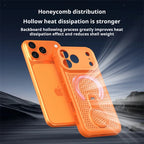 360° Rotate Ring Holder Magnetic Mesh Heat Dissipation Case for iPhone 17 16 15 14Plus 13 12 11 18 Pro Max Air For Magsafe Cover