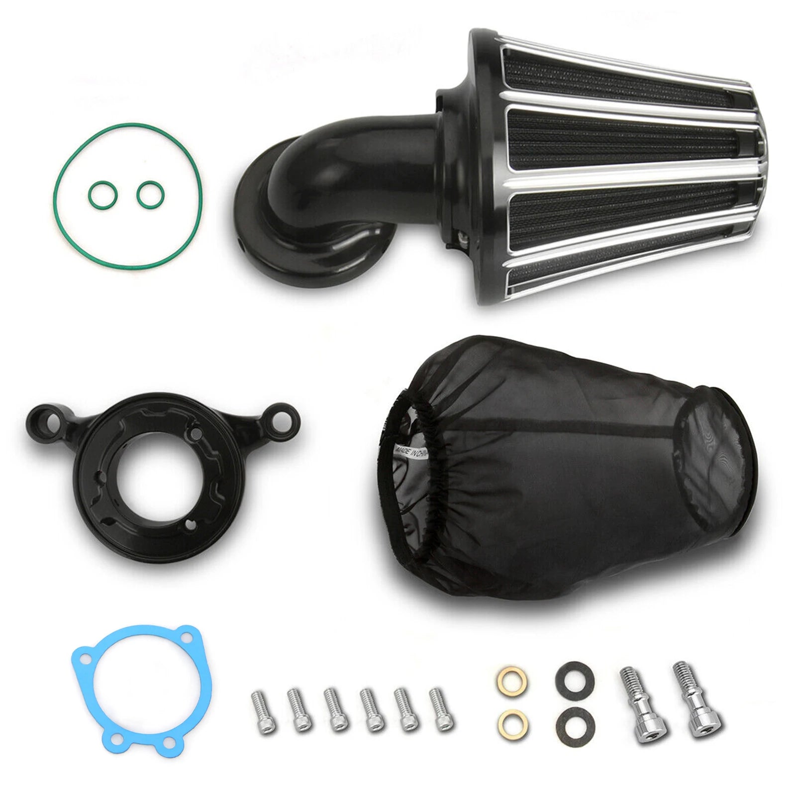 Sucker Cone Air cleaner intake filters breather stage 1 for harley Big Twin Softail Dyna Fat Boy Bob Night Train 99-15 touring CM World