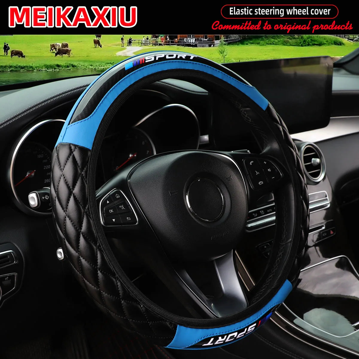 The new crystal carbon fiber SPORT car comes with a universal disc cover without inner ring for all seasons. CM World