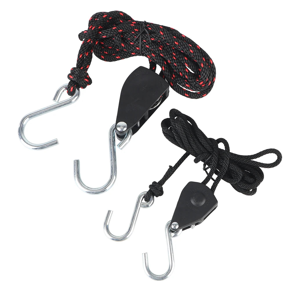 Automotive repair tools Hanging Rope Clip Heavy Duty Rope Hanger Ratchet Adjustable Car Tool Camping Tent Tool Dent repair tool CM World