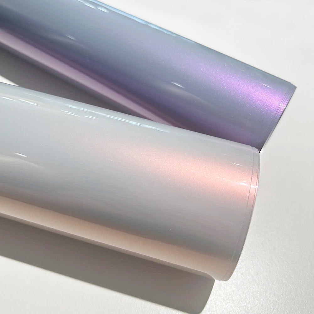 Glossy Pink Purple Car Female Vinyl Wrap Film Waterproof DIY Stickers for BMW Audi Benz Toyota Auto Interior Exterior Decoration