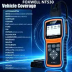 Foxwell NT530 PLUS Universal Car Diagnostic Tools Obd2 Scanner 2026 for Bmw Benz Nissan Porsche Ford Chrysler One Software Free Car Mobile World