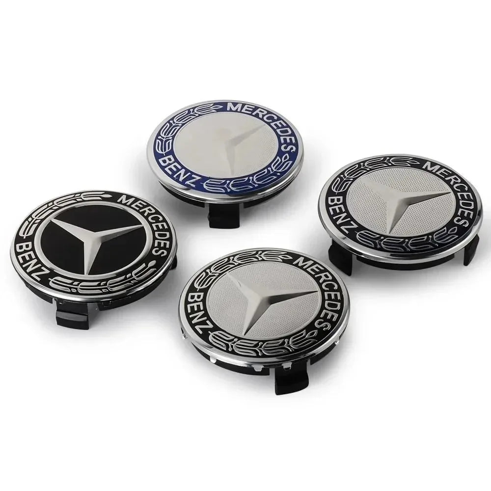 20pcs 75MM Car Wheel Center Hub Caps Covers For Mercedes Benz A B C S Class AMG GLA CLA GLC W176 W221 W204 W205 accessories