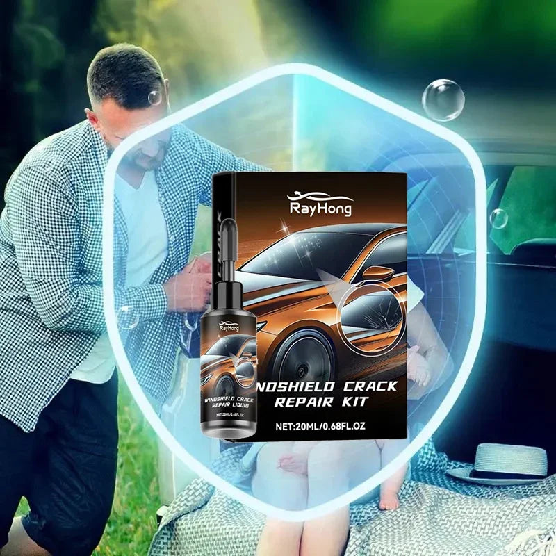 Windshield Crack Repair Fluid Car Window Repair Resin Windscreen Scratch Crack Restore Fluid Glass Curing Glue Car Accessories CM World