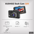 XUSHIDZ NEW 1080P HD Dash Camera Loop Recording Car Vehicle DVR Video Recorder Dashcam Night Vision 24h Parking Monitor G-sensor Car Mobile World